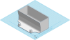 La poubelle conçue sur TinKerCad