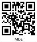 QR code vers le site de la Médiathèque Départementale de l'Essonne (MDE) QR code vers le site de la Médiathèque Départementale de l'Essonne (MDE)